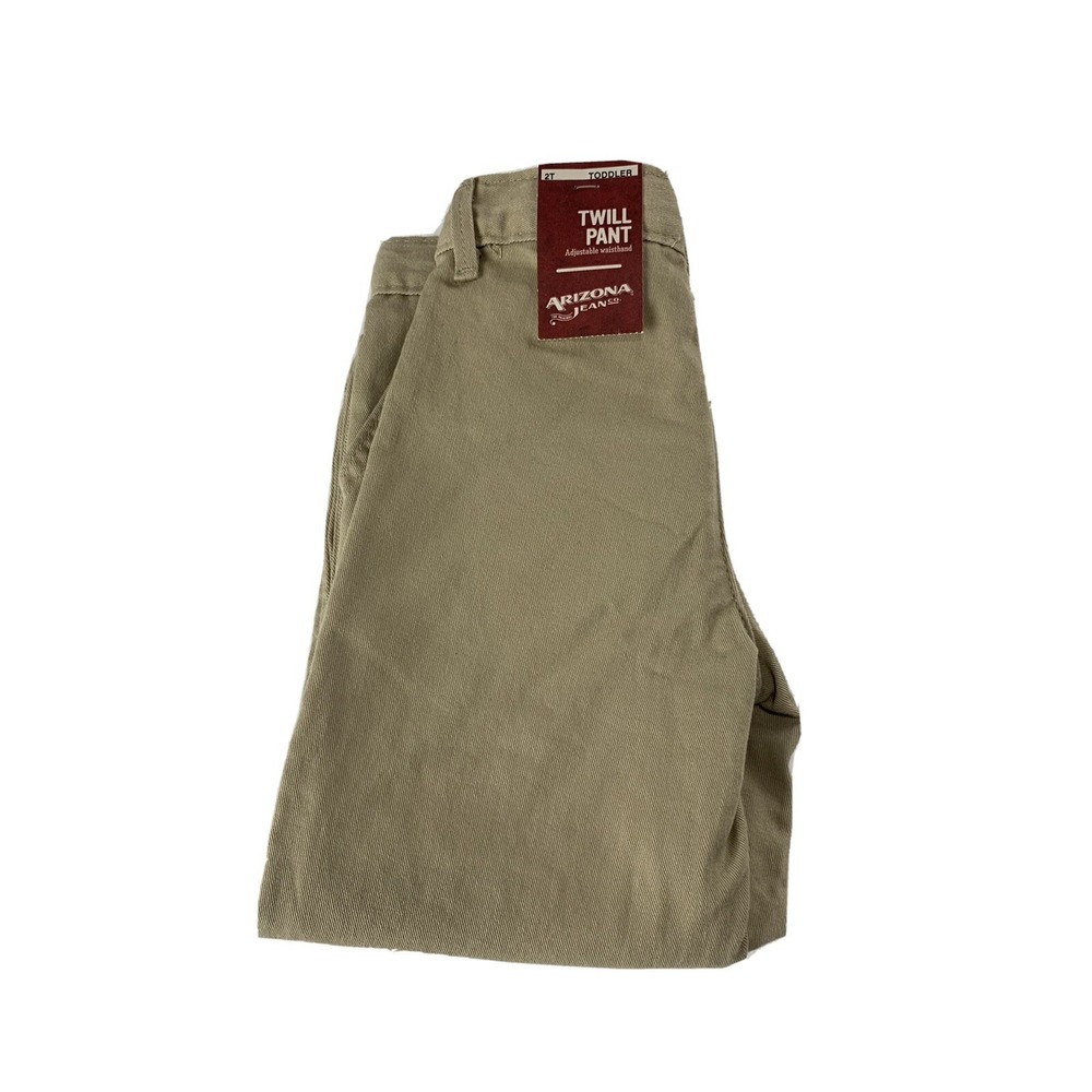 Arizona Jeans Toddler Boy's Beige Jean Chino Pants -‎ Sz 2T